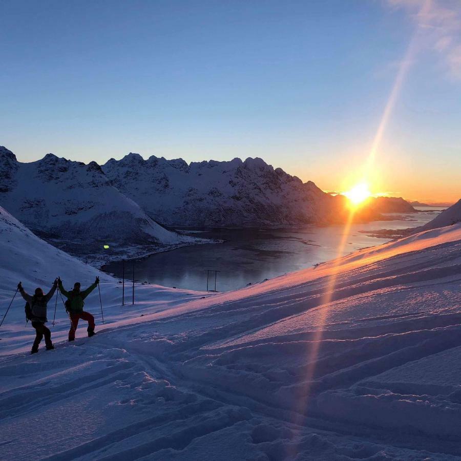 Pilan Lodge Lofoten Vestpollen 외부 사진